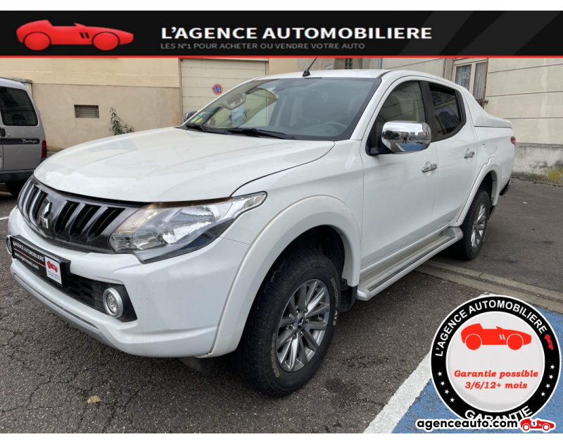 Compra de Coches Usados, Coches Usados Baratos %'|'% Agence Auto Mitsubishi L200 2.4 DI-D 181 CH DOUBLE CAB INSTYLE BVA Blanc Año 2018 Automatique Diesel